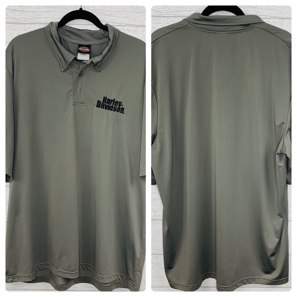 Harley Davidson Embroidered Logo Polo Shirt